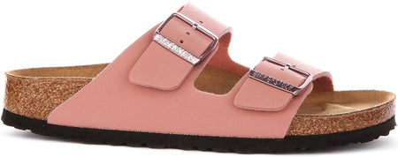 Sandali Birkenstock Arizona | Birko-Flor rosa per bambini - calzata stretta