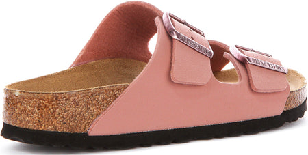 Sandali Birkenstock Arizona | Birko-Flor rosa per bambini - calzata stretta