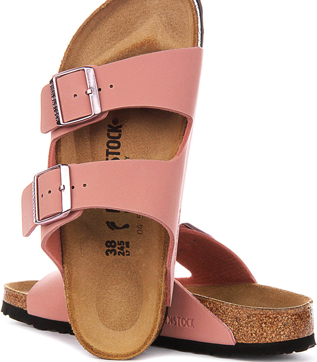 Sandali Birkenstock Arizona | Birko-Flor rosa per bambini - calzata stretta