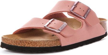 Sandali Birkenstock Arizona | Birko-Flor rosa per bambini - calzata stretta