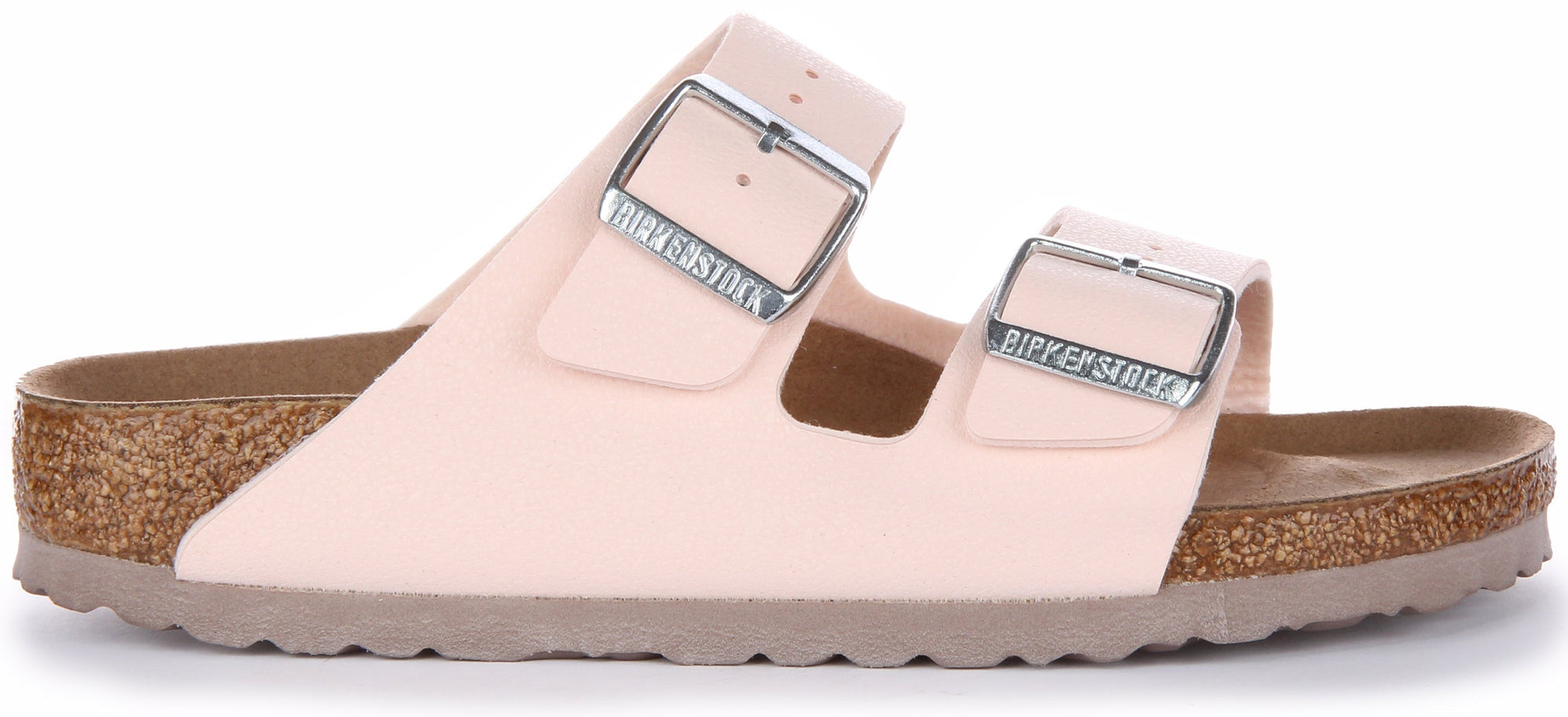 Birkenstock Arizona-sandalen | Roze Birkibuc - veganvriendelijk voor dames