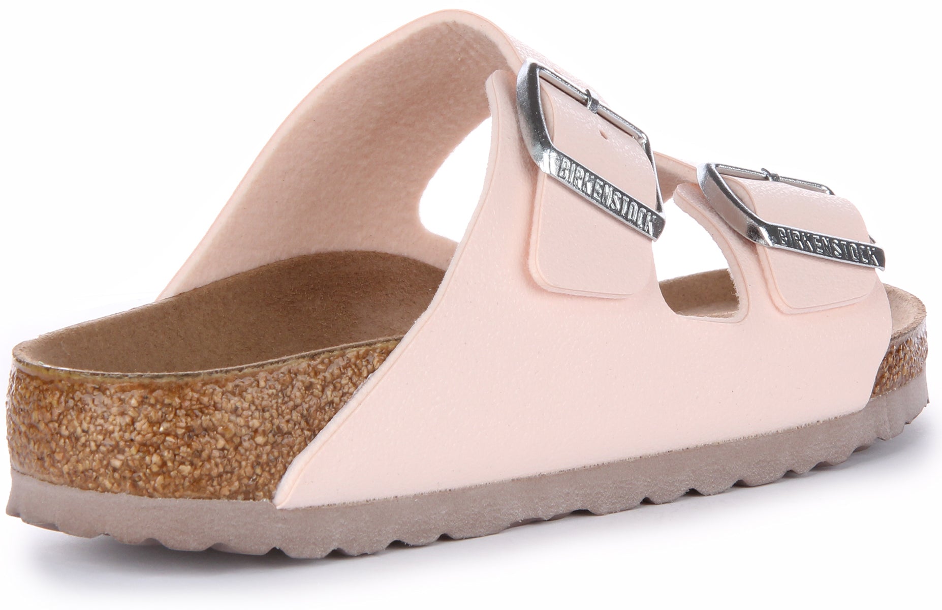 Birkenstock Arizona-sandalen | Roze Birkibuc - veganvriendelijk voor dames