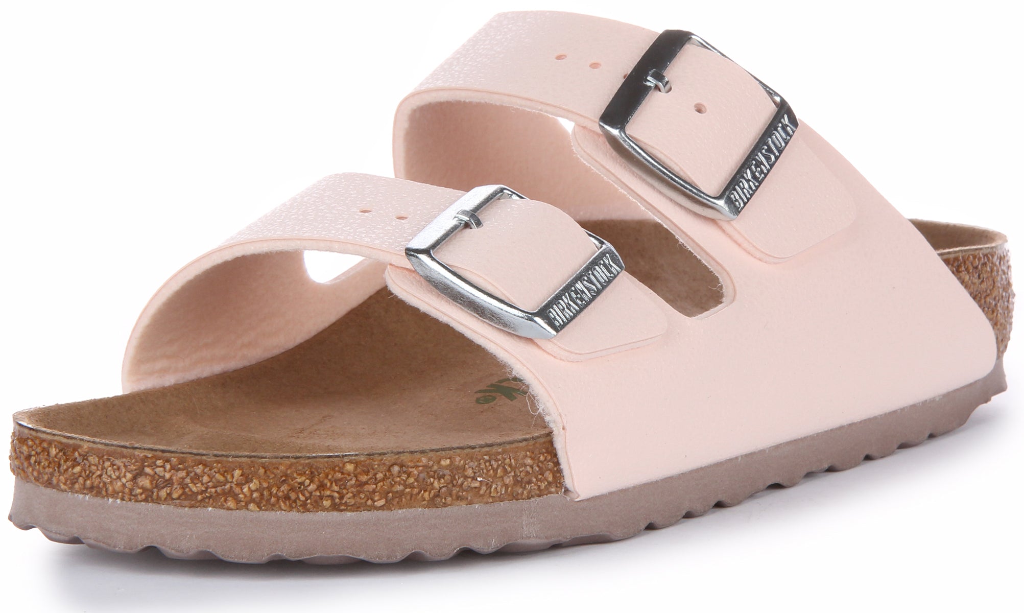 Birkenstock Arizona-sandalen | Roze Birkibuc - veganvriendelijk voor dames