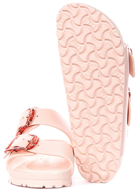 Sandales Birkenstock Arizona | EVA rose - grande boucle pour femme - coupe étroite