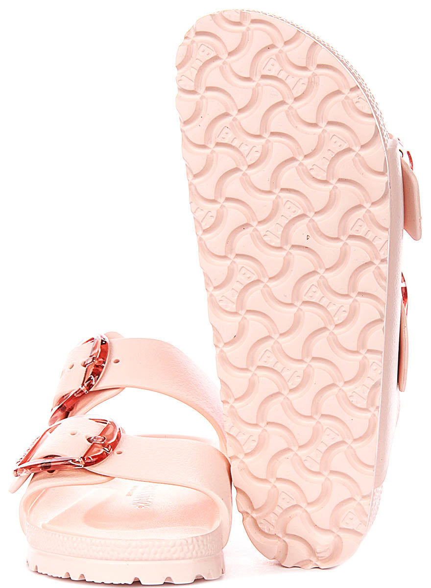 Sandales Birkenstock Arizona | EVA rose - grande boucle pour femme - coupe étroite