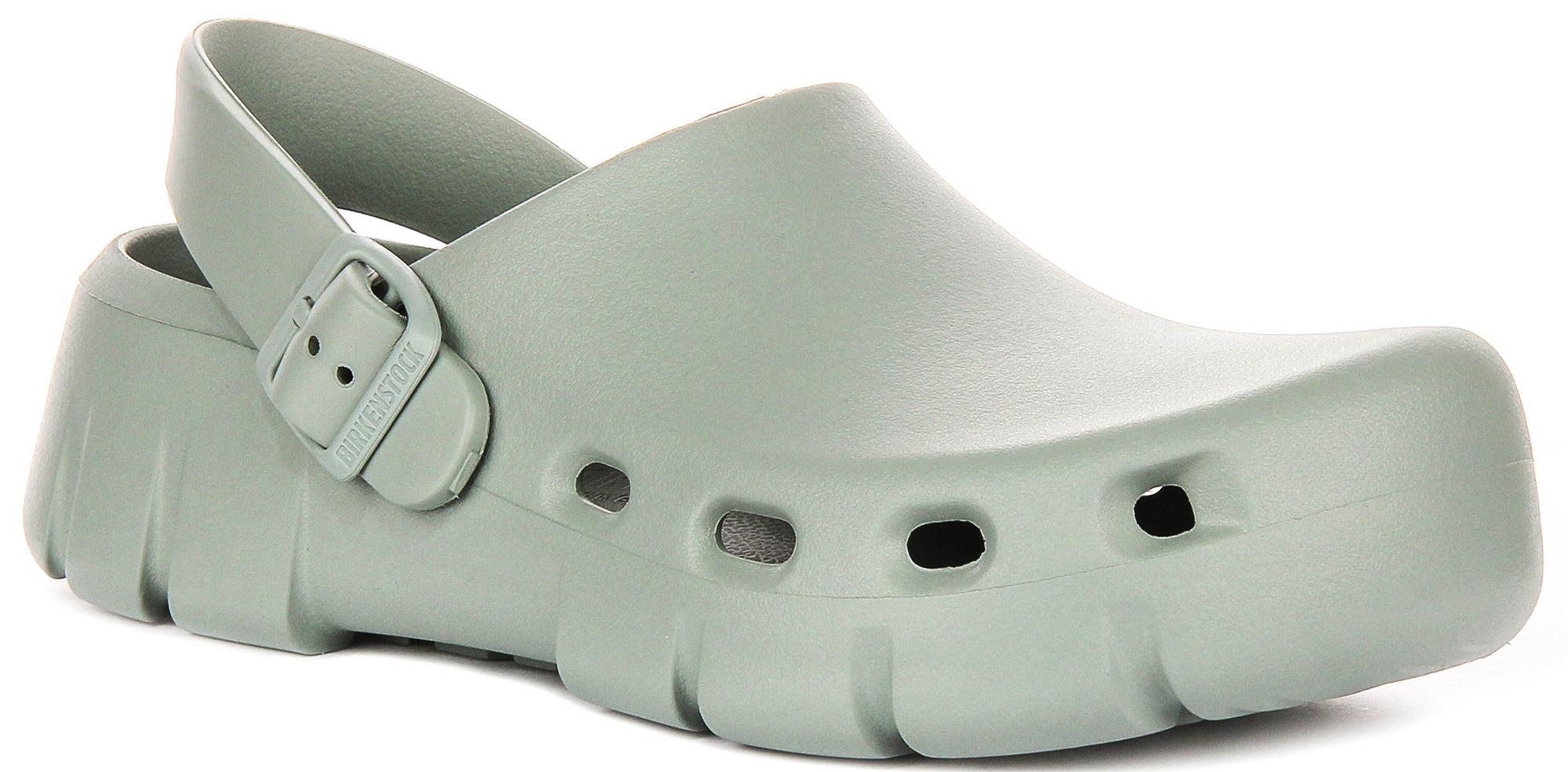 Birkenstock Birki Flow zoccoli | EVA verde salvia da donna - Calzata regolare