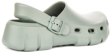 Birkenstock Birki Flow zoccoli | EVA verde salvia da donna - Calzata regolare