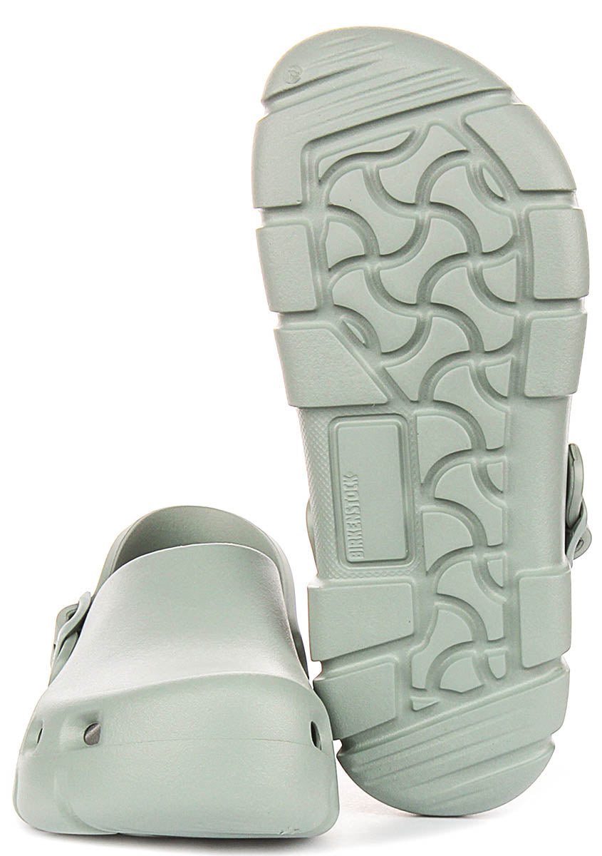 Birkenstock Birki Flow zoccoli | EVA verde salvia da donna - Calzata regolare