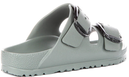 Birkenstock Arizona-sandaler | salviagrön EVA – stort spänne för kvinnor – smal passform