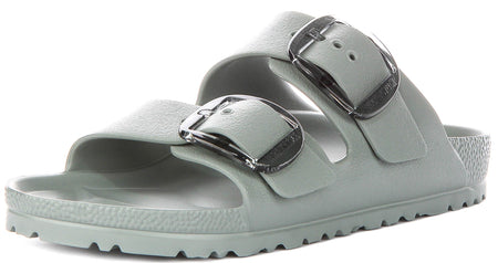 Birkenstock Arizona-sandaler | salviagrön EVA – stort spänne för kvinnor – smal passform