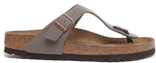 Birkenstock Gizeh sandalen | steenkleurig Birko-Flor voor dames