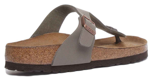 Birkenstock Gizeh sandalen | steenkleurig Birko-Flor voor dames