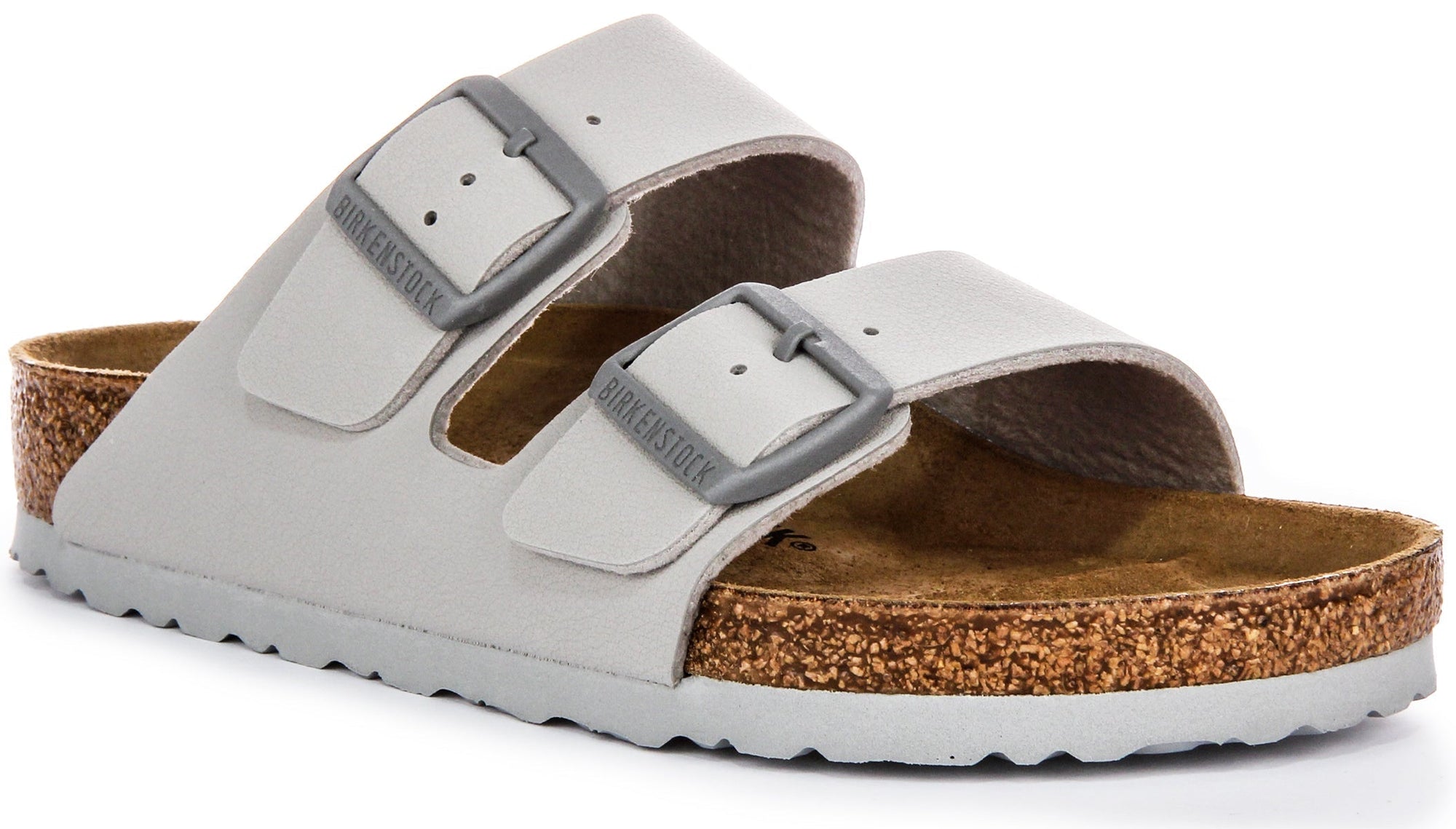 Sandales Birkenstock Arizona | Birko-Flor couleur pierre pour femme