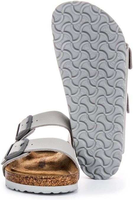 Sandales Birkenstock Arizona | Birko-Flor couleur pierre pour femme
