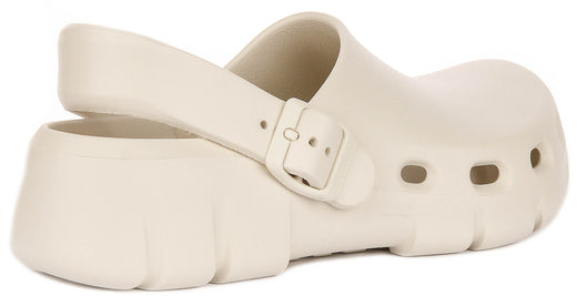 Birkenstock Birki Flow-klompen | Stone EVA voor heren en dames - normale pasvorm