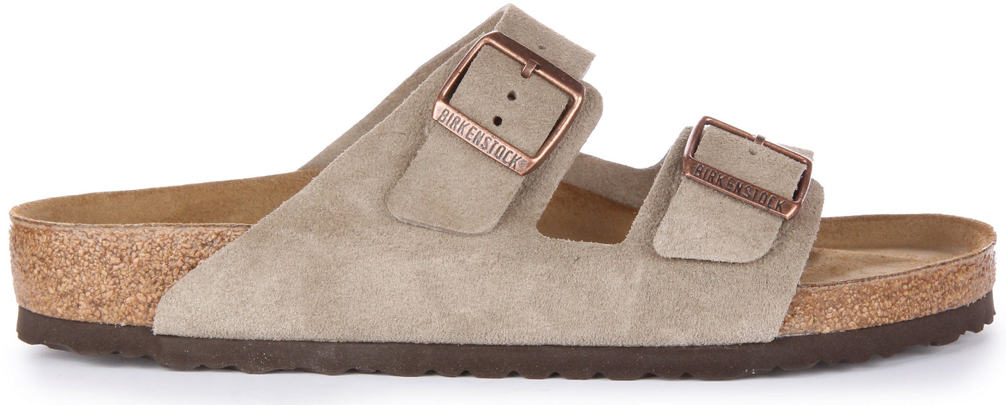 Birkenstock Arizona-sandalen | Taupe suèdeleer voor heren en dames
