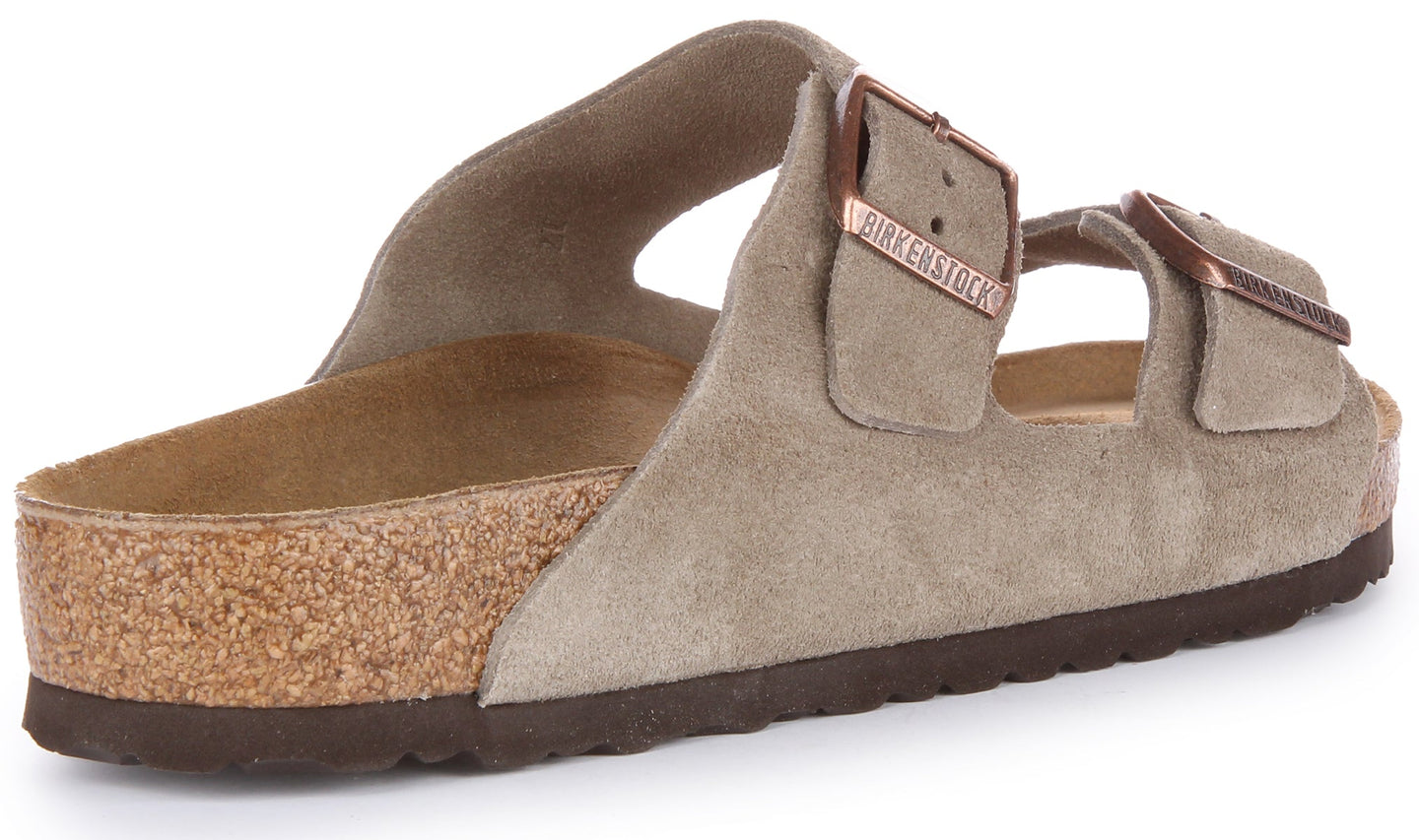Birkenstock Arizona-sandalen | Taupe suèdeleer voor heren en dames