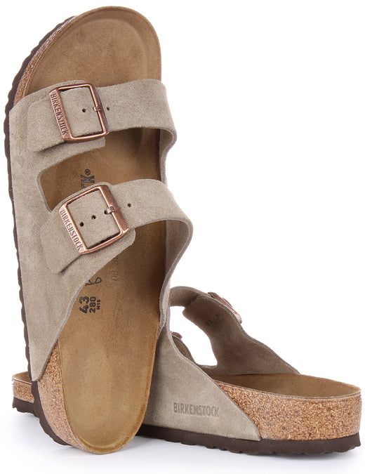 Birkenstock Arizona-sandalen | Taupe suèdeleer voor heren en dames
