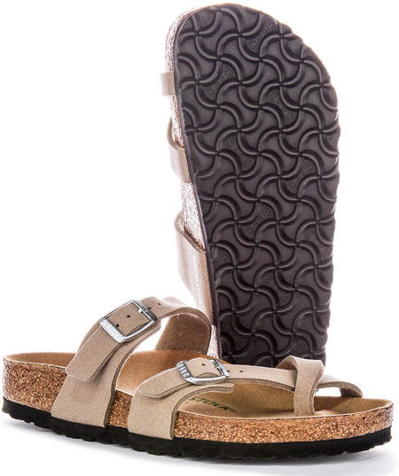 Sandales Birkenstock Mayari | Birko-Flor taupe - vegan pour hommes et femmes