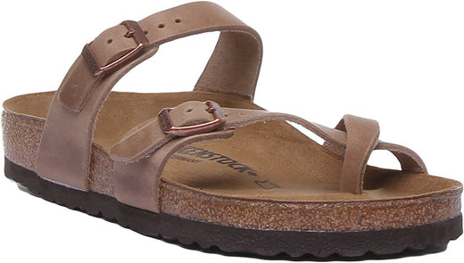Birkenstock Mayari sandalen | tabakskleurig echt leer voor dames