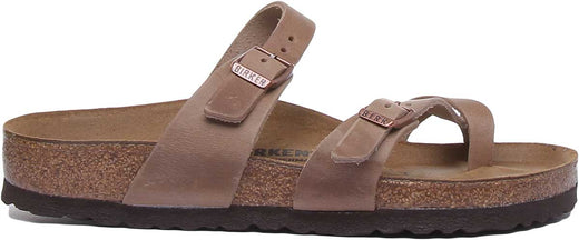 Birkenstock Mayari sandalen | tabakskleurig echt leer voor dames