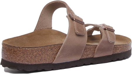Sandali Birkenstock Mayari | Vera pelle color tabacco da donna