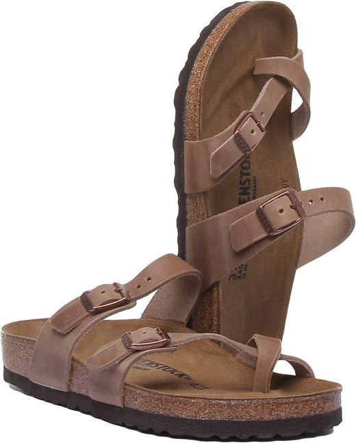 Birkenstock Mayari sandalen | tabakskleurig echt leer voor dames