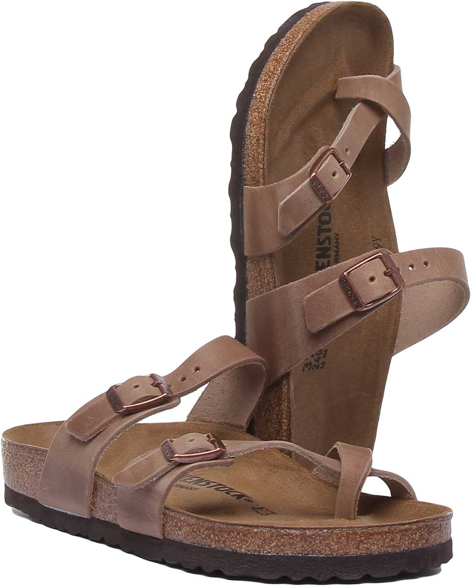Birkenstock Mayari sandalen | tabakskleurig echt leer voor dames
