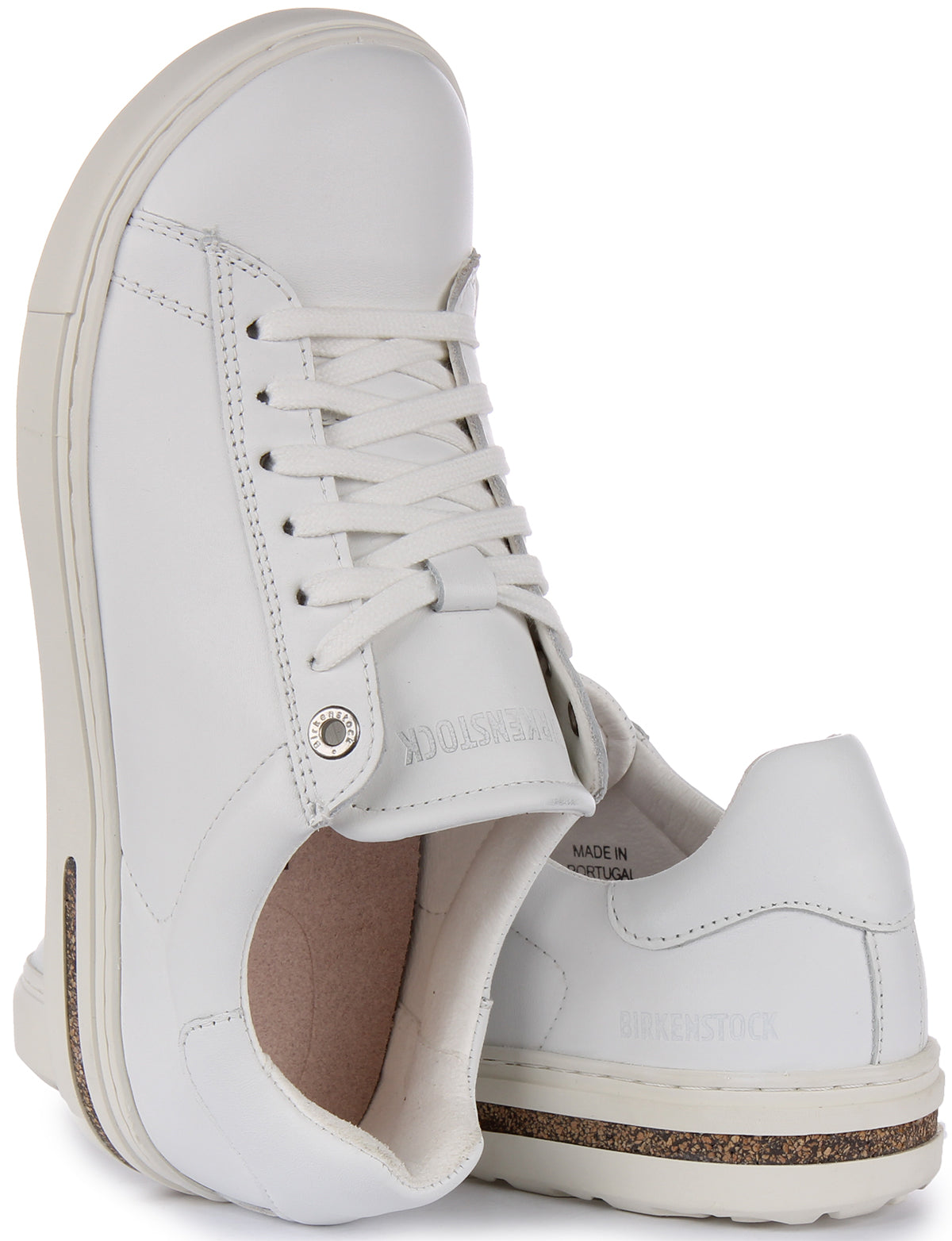 Birkenstock Bend Low sneakers | Wit kenmerkend Birkenstock-bovenmateriaal voor heren en dames - normale pasvorm