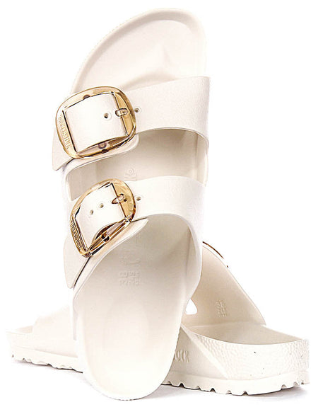 Sandali Birkenstock Arizona | EVA bianco - fibbia grande da uomo e donna - calzata stretta